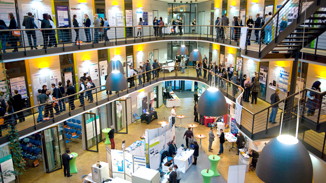 Interior view of the Fraunhofer IZI building