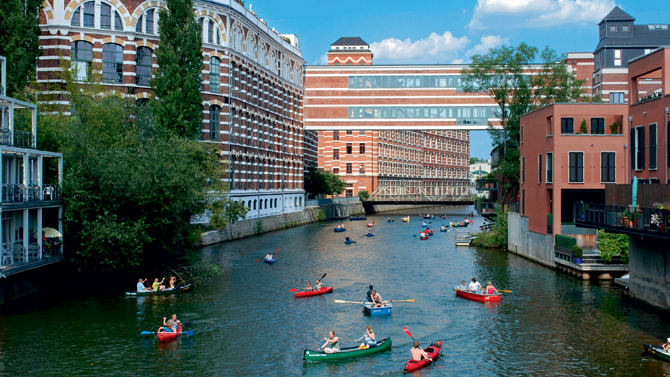 Leipzig Plagwitz with its unique industrial architecture